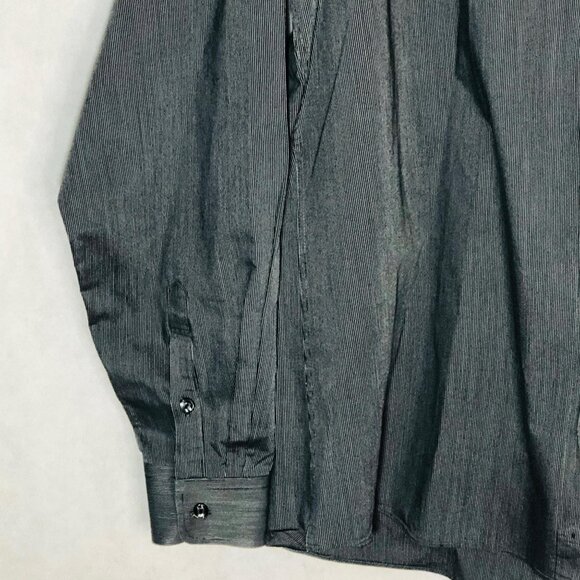 New York custom dress shirt long sleeve button down stripes size txx large READ - Picture 3 of 9